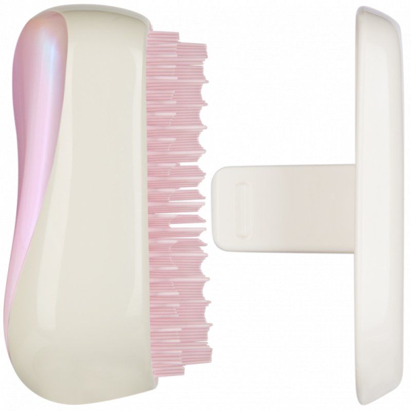 Tangle Teezer , Peine (Compact styler pink holographic) - 1 Unidad Adult Paddle hairbrush Pink, White 1 pc(s)