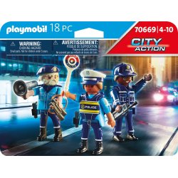 Playmobil compatible 70669 City Action - Equipe de policiers