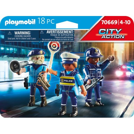 Playmobil City Action Police Equipe de policiers