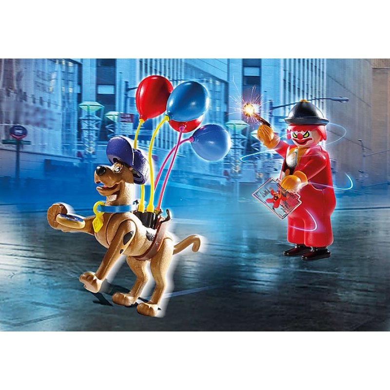 Playmobil SCOOBY-DOO avec fantôme du clown