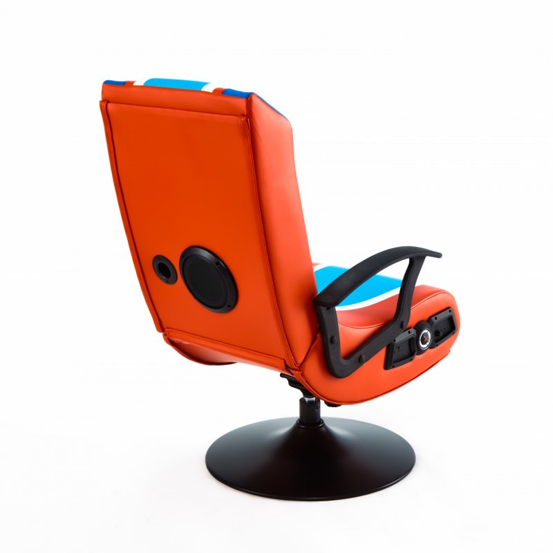 X-ROCKER: Super Mario 2.1 Audio Pedestal Chair - Red/Blue