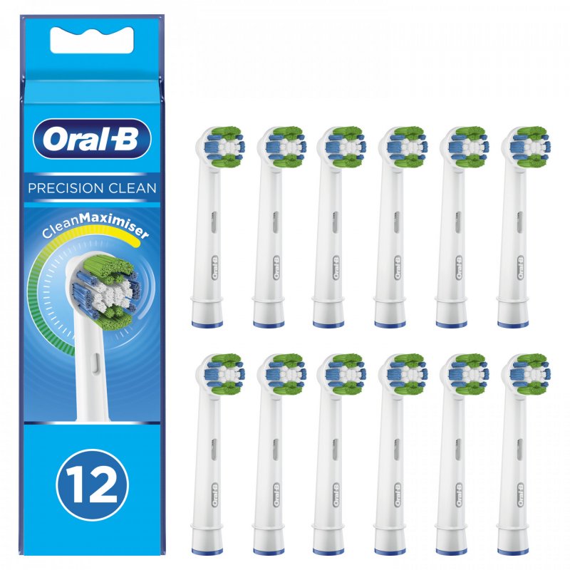Oral-B Precision Clean 80339532 tête de brosses 12 pièce(s) Blanc