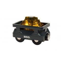 BRIO compatible - Light Up Gold Wagon (33896)