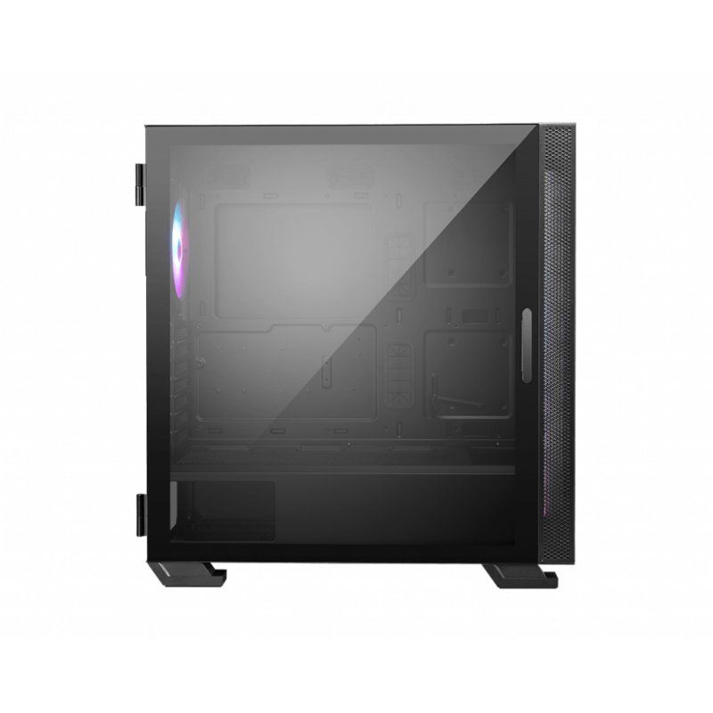 MSI MAG VAMPIRIC 300R Mid Tower Gaming Computer Case 'Black, 1x 120mm ARGB Fan, USB Type-C, Tempered Glass, Center, E-AT
