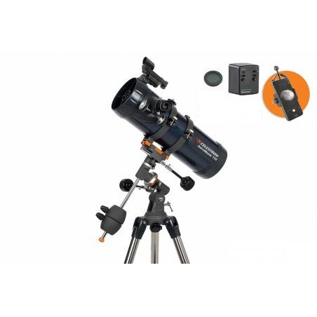 Celestron Astromaster 114EQ-MD Réflecteur 100x Noir