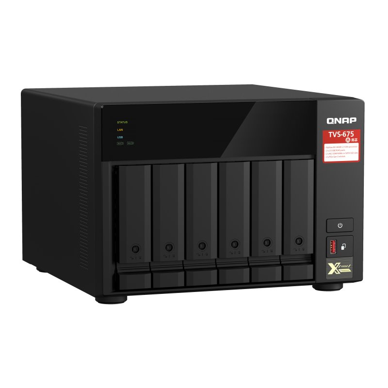 QNAP TVS-675-8G 6-bay NAS KX-U6580
