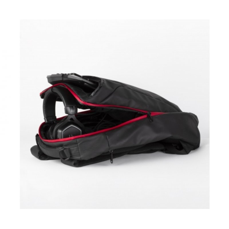 Konix 17" Ragnarr sacoche d'ordinateurs portables 43,2 cm (17") Sac à dos Noir, Rouge