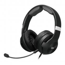 Hori Pro Casque Avec fil Arceau Jouer Noir, Argent