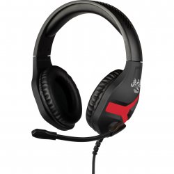 Konix Nemesis Switch Casque Avec fil Arceau Jouer Noir, Rouge