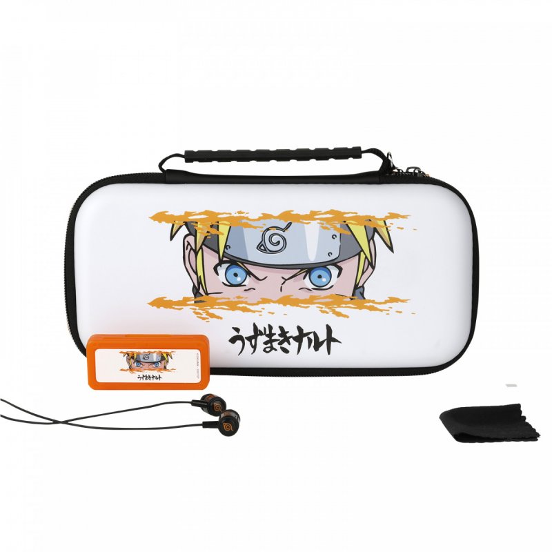 Konix Naruto Hardshell case Nintendo EVA (Ethylene Vinyl Acetate) White