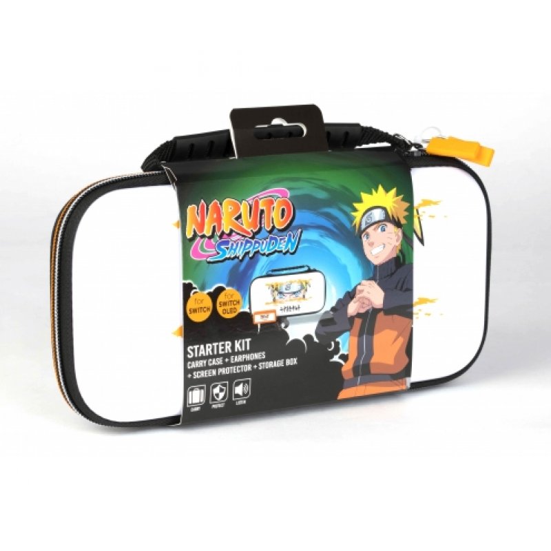 Konix Naruto Hardshell case Nintendo EVA (Ethylene Vinyl Acetate) White