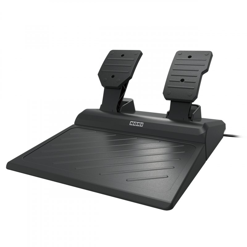 Hori Racing Wheel Overdrive Noir, Argent Volant + pédales Xbox Series S, Xbox Series X