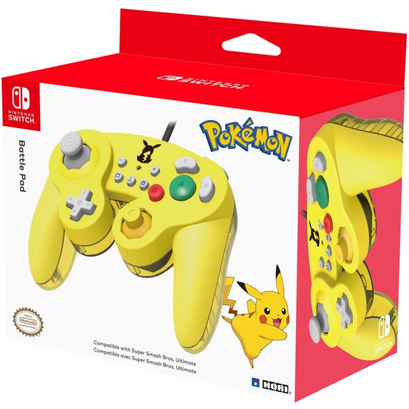 Hori Battle Pad Yellow USB Gamepad Analogue Nintendo Switch