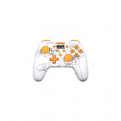 Konix Kakashi Blanc USB Manette de jeu Nintendo Switch, Nintendo Switch Lite, PC