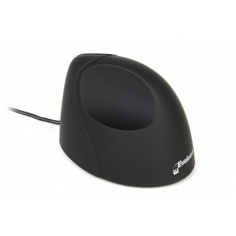Souris sans fil Evoluent compatible Verticale Small pour droitier (Noir)