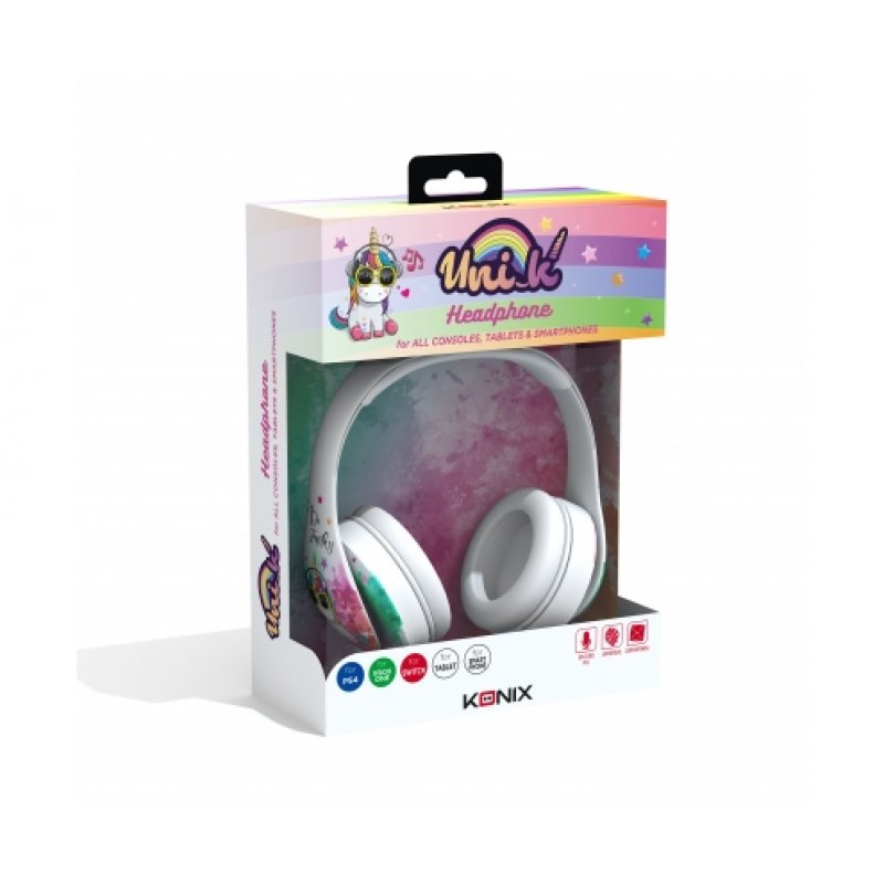 Konix Be Funky Casque Avec fil Arceau Jouer Multicolore