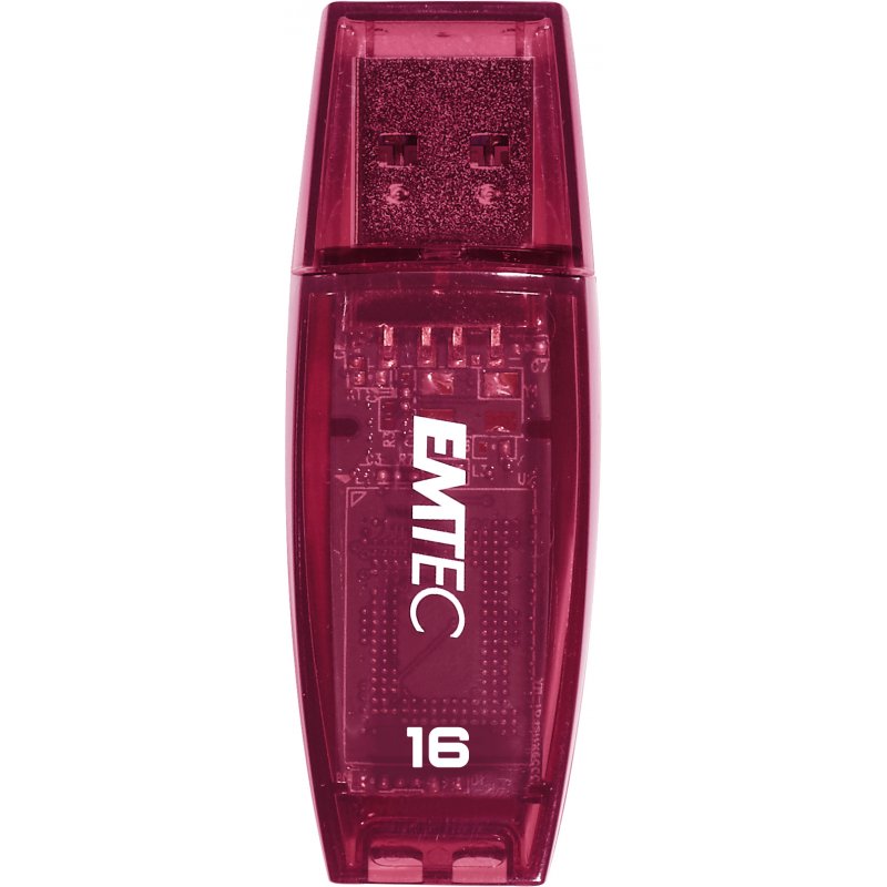 Clé USB 2.0 Emtec compatible C410 Color Mix - 16Go (Rose)