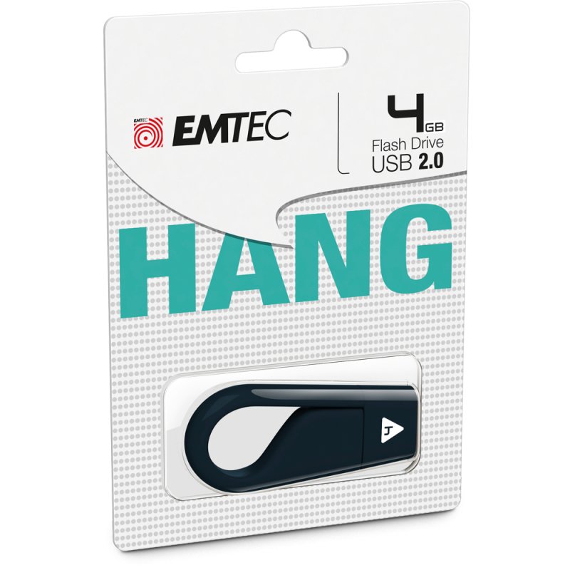 Emtec ECMMD4GD202 USB flash drive 4 GB USB Type-A 2.0 Black