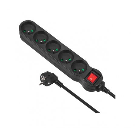 Multiprise 5 prises Maclean MCE183 + Interrupteur 1,40m