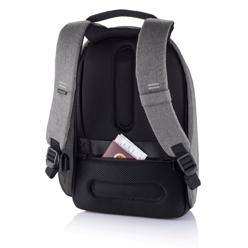 XD Design compatible - Bobby Hero Small Anti-theft Backpack – Grey (P705.702)