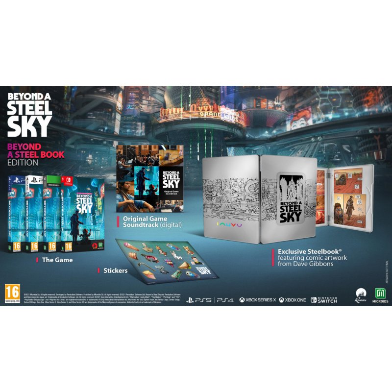 Microids Beyond a Steel Sky - Steel Book Edition Steelbook Multilingual Nintendo Switch