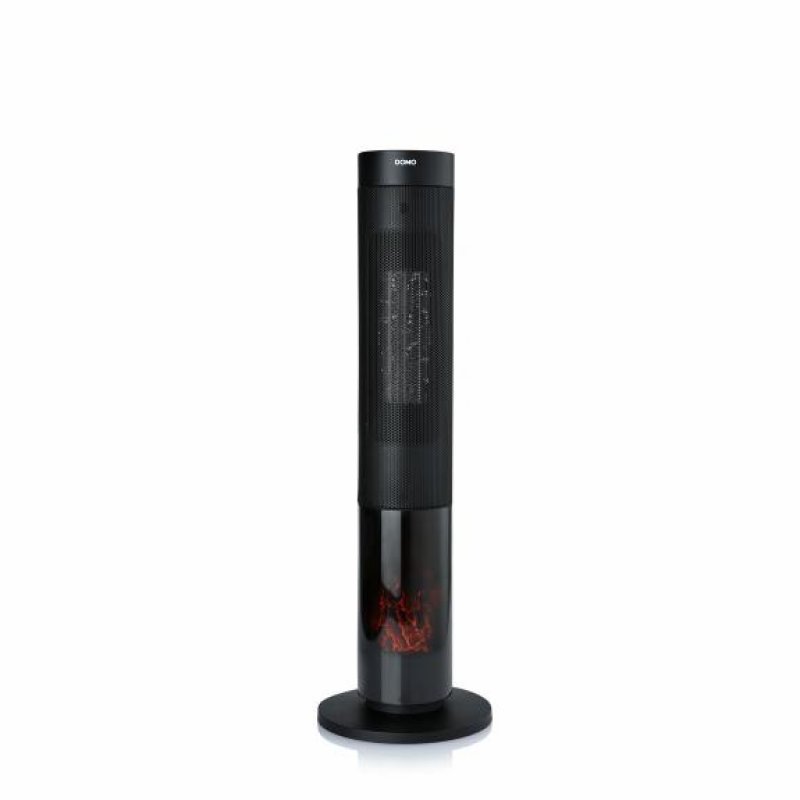 Heating Tower with Chimney effect black Schwarz (DO7345H)