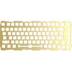 Glorious PC Gaming Race compatible GMMK Pro 75% Switch Plate - Messing, ISO