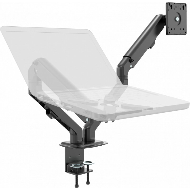 Vision VFM-DAD/4 monitor mount / stand 68.6 cm (27") Black Desk