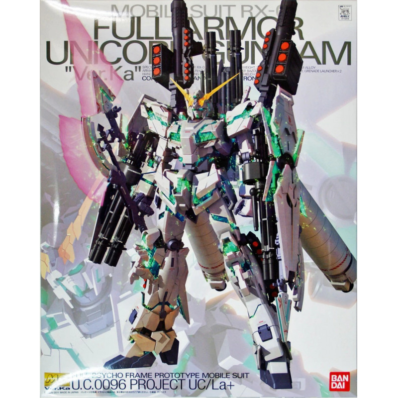 GUNDAM - MG 1/100 RX-0 Full Armor Unicorn Ver.Ka - Model Kit 18cm