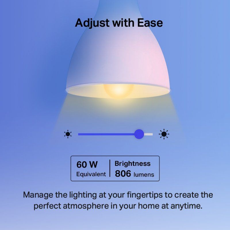 TP-LINK Smart Wi-Fi Light Bulb Multicol