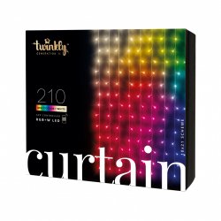 Twinkly compatible - Curtain Special Edition Lightstrings 210 LED'S RGBW Multiple Color