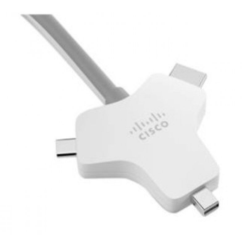 Cisco CAB-HDMI-MUL4K-2M câble vidéo et adaptateur 2,5 m HDMI Type A (Standard) HDMI + Mini DisplayPort + USB Type-C A