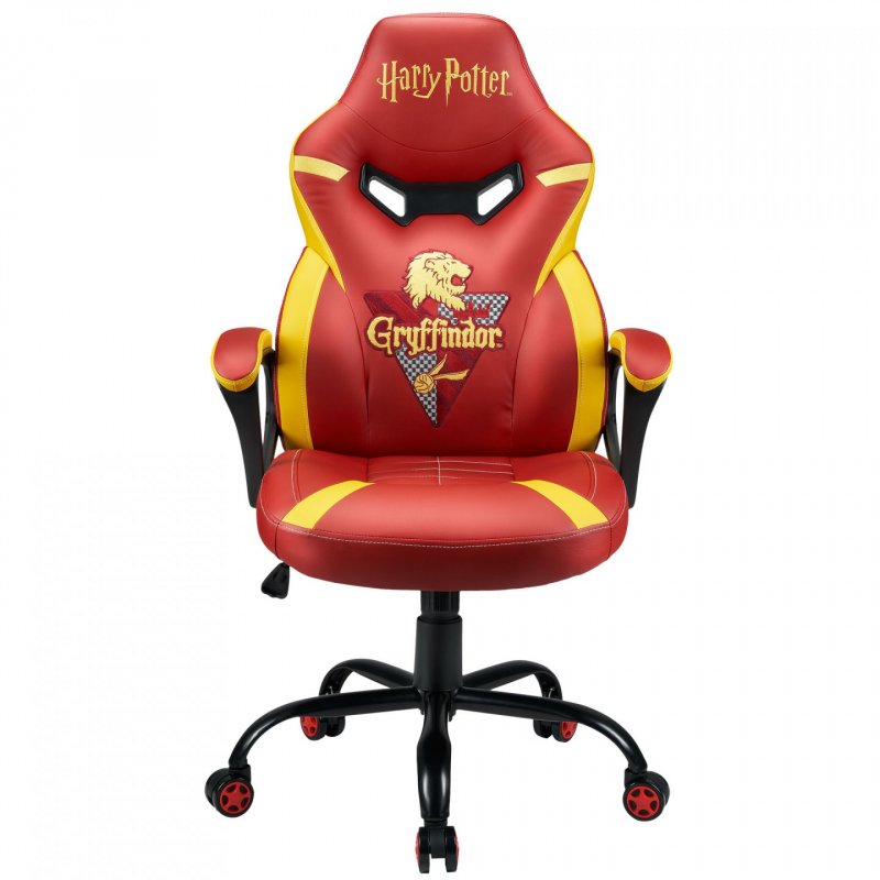 Fauteuil Gamer Subsonic compatible Harry Potter Junior (Rouge/Or)