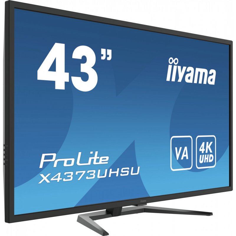 iiyama ProLite X4373UHSU-B1 computer monitor 108 cm (42.5") 3840 x 2160 pixels 4K Ultra HD Black