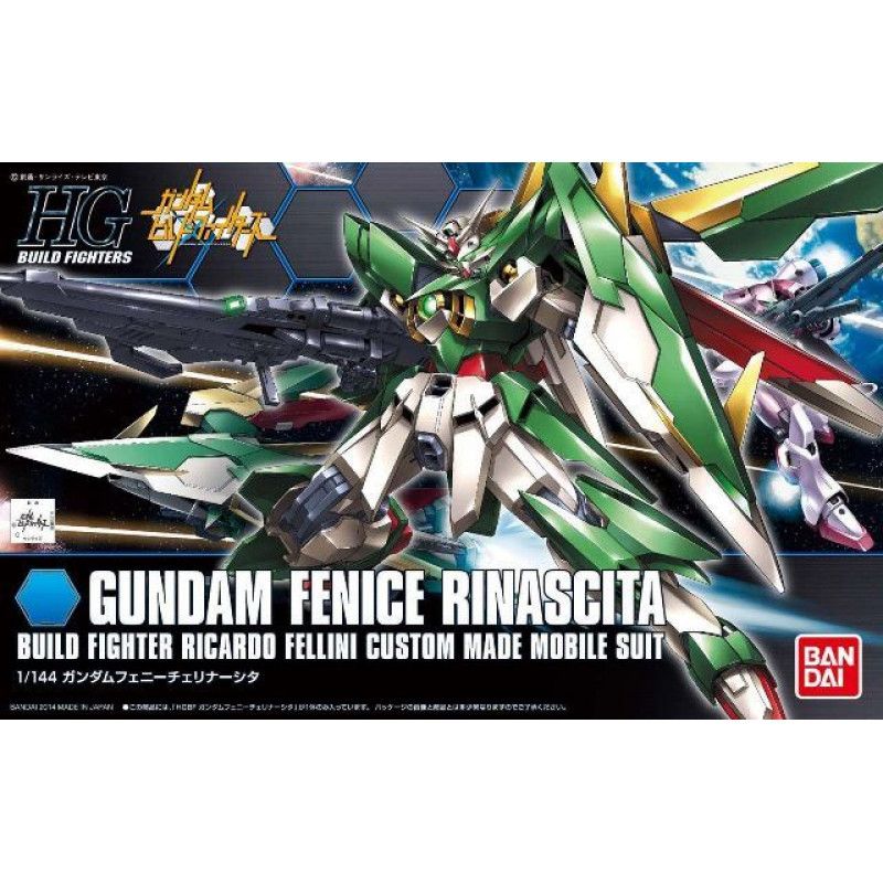 GUNDAM - HGBF 1/144 Wing Gundam Fenice - Model Kit 13cm