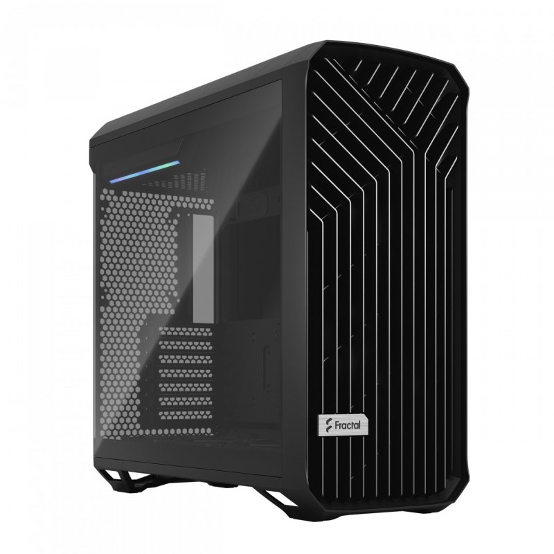 Fractal Design compatible Torrent Black TG Light Tint Midi-Tower, Tempered Glass - schwarz