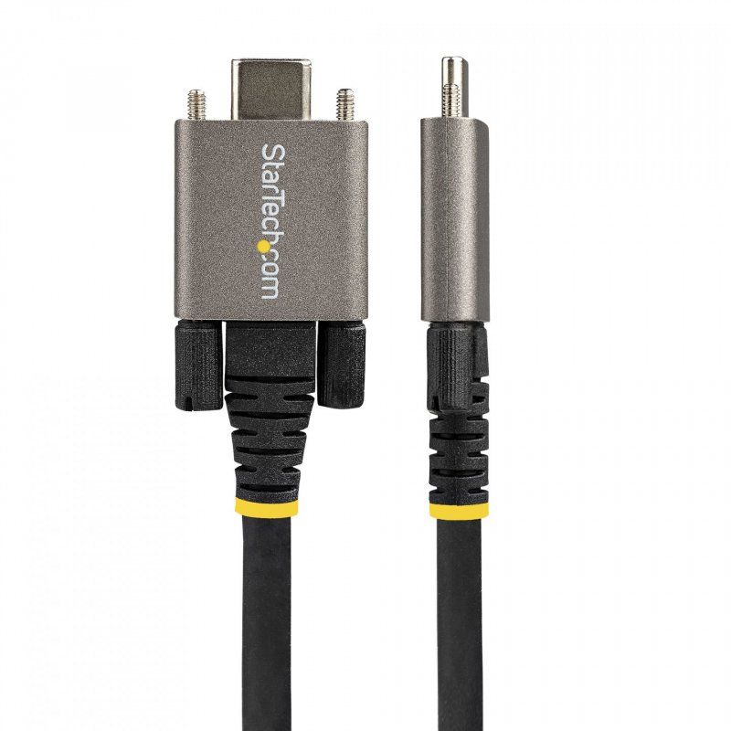 StarTech.com Câble USB C 10Gbps à Verrouillage par Vis Latérale de 1m - Câble USB-C Certifié par l'USB-IF - Câble 