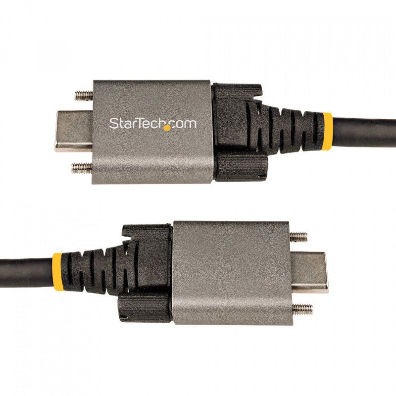 StarTech.com 3ft (1m) Side Screw Locking USB C Cable 10Gbps - USB-IF Certified USB-C Cable - USB 3.1/3.2 Gen 2 Type-C Ca