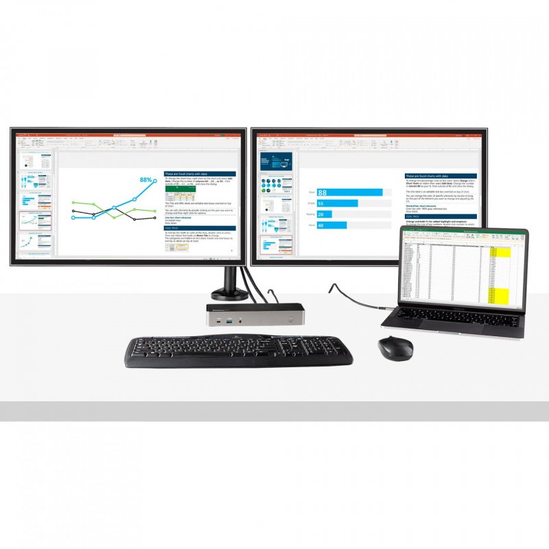 StarTech.com Câble USB C 10Gbps 1m à Verouillage par Vis Supérieure - Câble USB 3.1/3.2 Gen 2 Type-C - 100W/5A Power