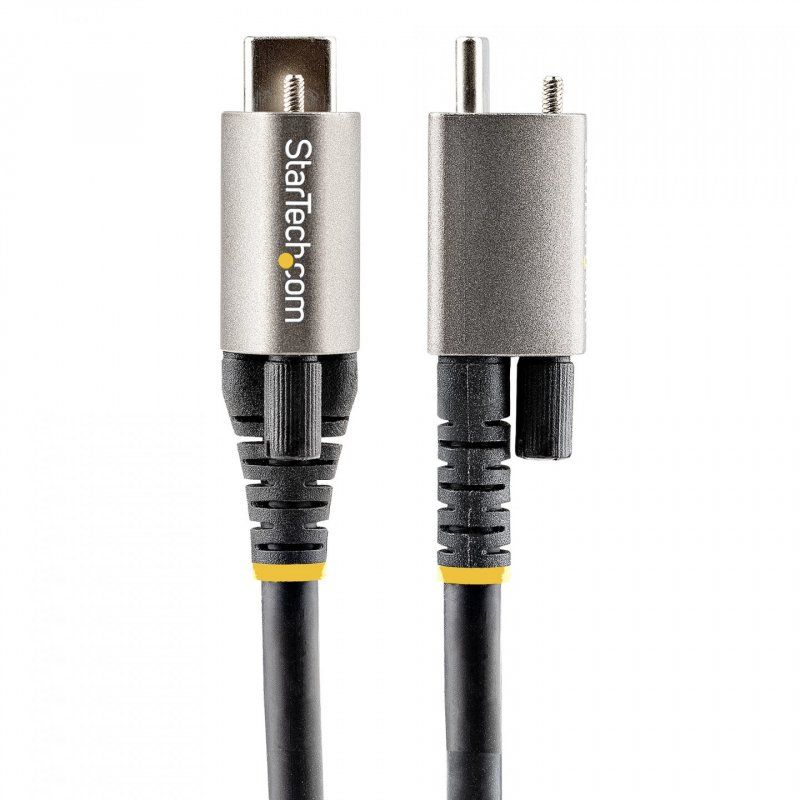 StarTech.com Câble USB C 10Gbps 50cm à Verouillage par Vis Supérieure - Câble USB 3.1/3.2 Gen 2 Type-C - 100W/5A Pow