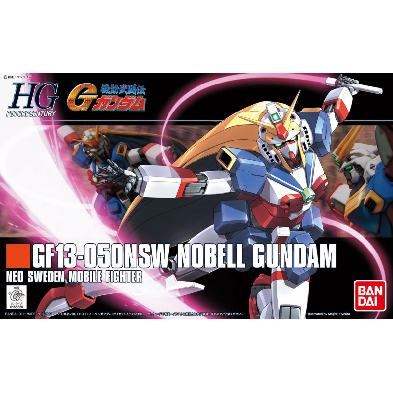 GUNDAM - 1/144 HGUC Nobell Gundam - Model Kit 13cm