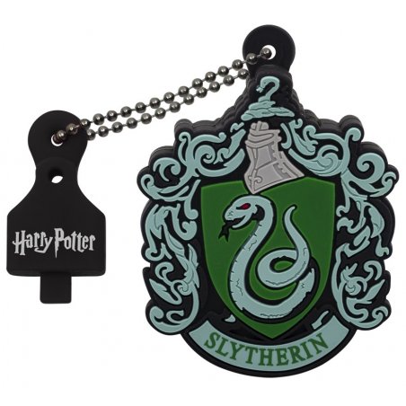 Clé USB 2.0 Emtec compatible Blason Harry Potter Serpentard - 16Go (Vert)