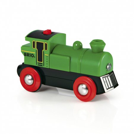 BRIO Locomotive à pile bidirectionnelle verte