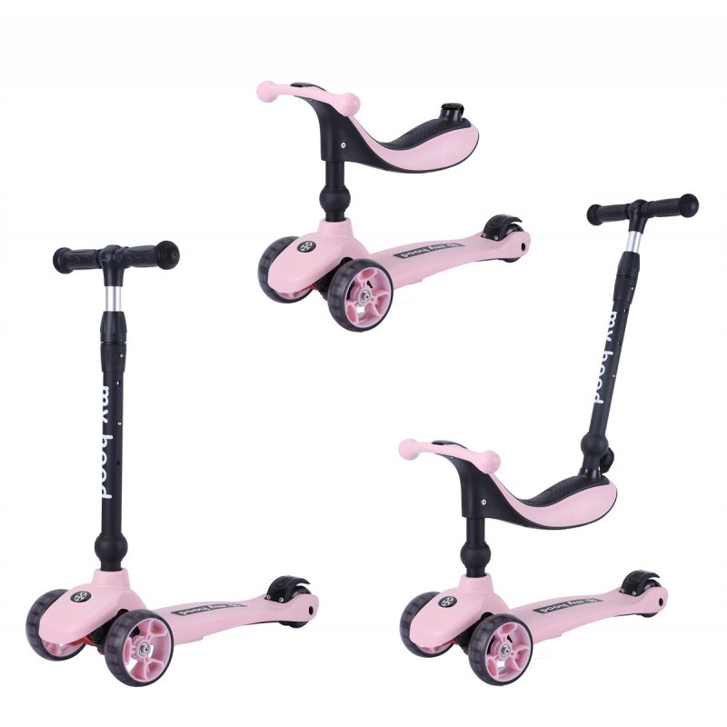 EURO PLAY 505144 scooter Enfants Trottinette à trois roues Rose