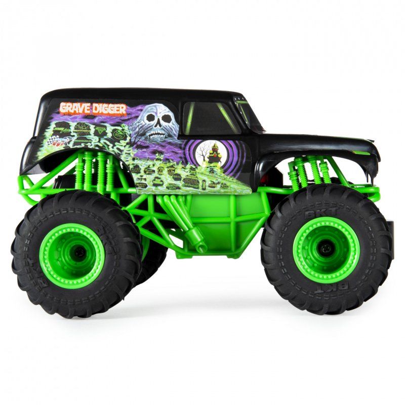 Monster Jam , Grave Digger radiocommandé authentique, échelle 1:24, 2,4 GHz, à partir de 4 ans