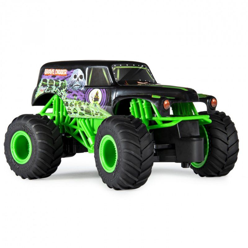 Monster Jam , Grave Digger radiocommandé authentique, échelle 1:24, 2,4 GHz, à partir de 4 ans
