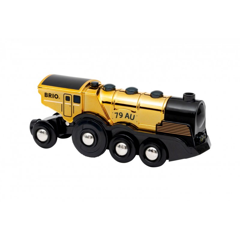 BRIO compatible - Gold action locomotive (33630)
