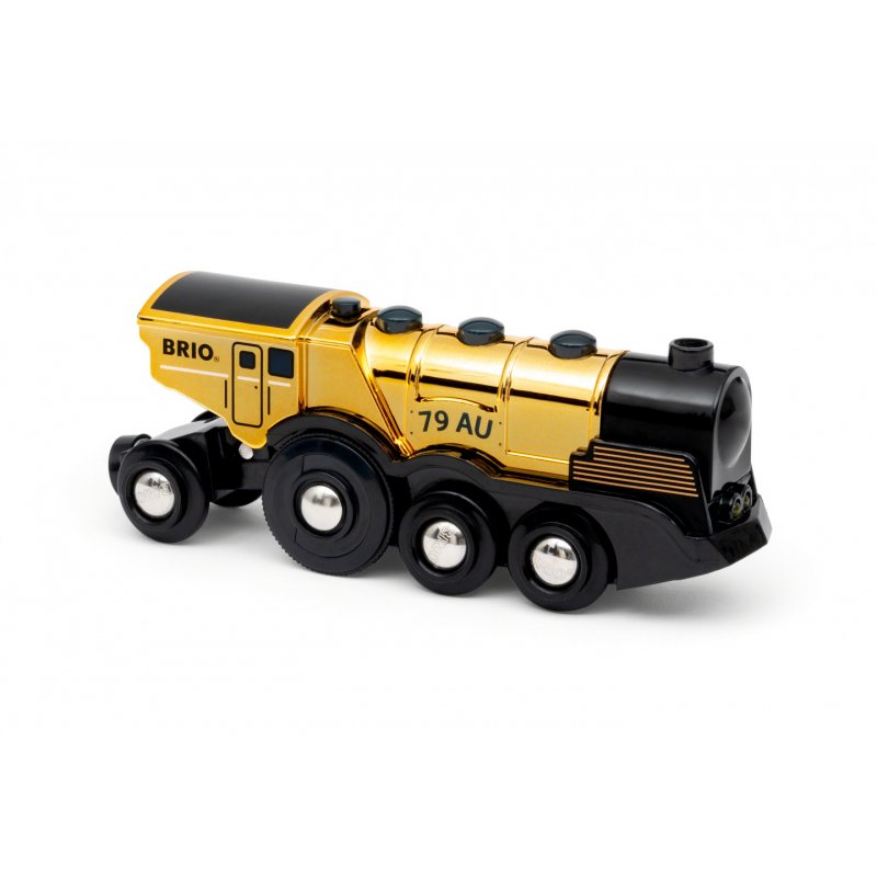 BRIO compatible - Gold action locomotive (33630)
