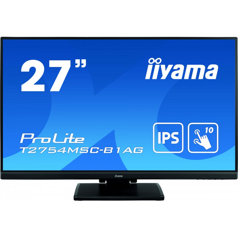 iiyama ProLite T2754MSC-B1AG écran plat de PC 68,6 cm (27") 1920 x 1080 pixels Full HD LED Écran tactile Multi-utilisa