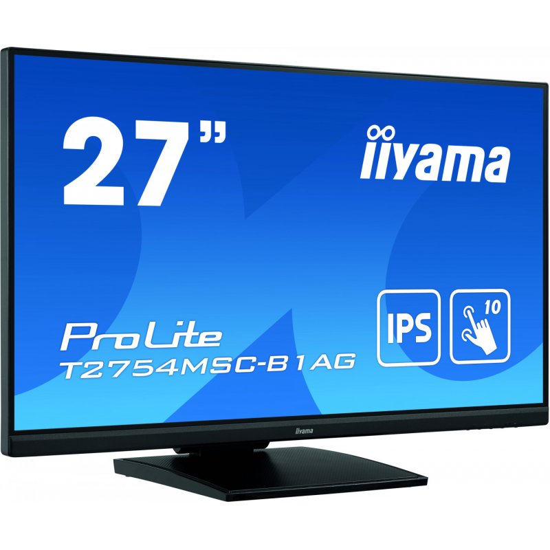 iiyama ProLite T2754MSC-B1AG écran plat de PC 68,6 cm (27") 1920 x 1080 pixels Full HD LED Écran tactile Multi-utilisa